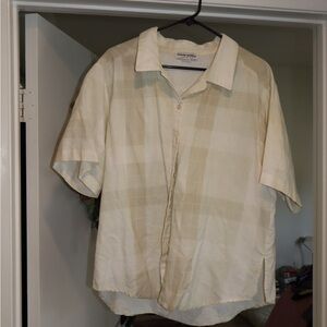Charlie Holiday Beige Plaid Shirt